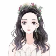 清新简约动漫微信情侣头像图片