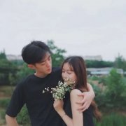 微信优雅清新双人情侣头像图片