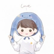 卡通可爱一男一女两张一对情头图片