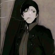 冷酷忧伤高清动漫情侣二人专用头像图片