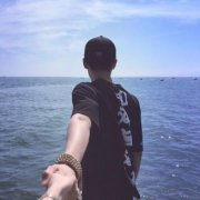 微信真人一男一女情头图片大全