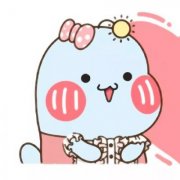 超萌情侣头像卡通可爱一对两张图片