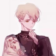 高清情侣头像动漫一男一女两张分开图片