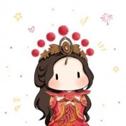 一男一女卡通呆萌的情侣头像图片
