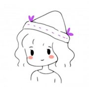 一男一女可爱简笔画微信情侣头像图片