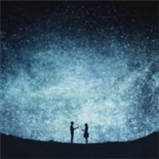 好看星空情侣头像图片