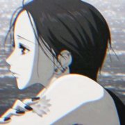 高清黑白黑化病娇女头像动漫图片