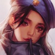 高清超酷微信唯美手绘女生头像图片