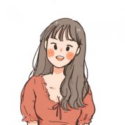 微信简约个性手绘女生头像图片