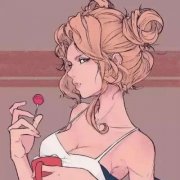 超拽霸气漫画女生头像图片