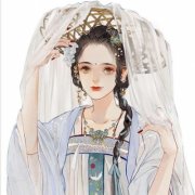 高清唯美古风插画头像图片