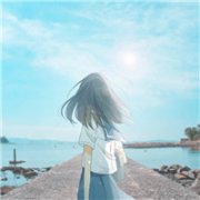 qq头像动漫女生背影清新图片