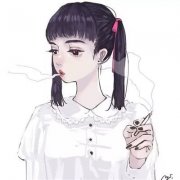 微信高冷女生漫画头像