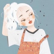 微信高清手绘女头像图片