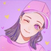 微信简约女生头像卡通手绘图片