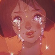 唯美超酷伤感动漫女生头像图片