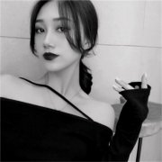 微信霸气御姐黑白女头图片