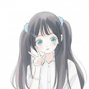 超清手绘卡通微信头像女