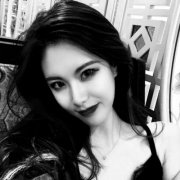 微信黑白女生头像高清真人