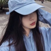 新潮时尚带帽子微信女头