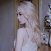 微信唯美高冷美女侧面头像