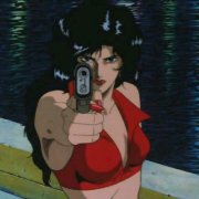 霸气女生拿枪动漫头像图片