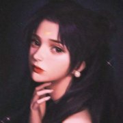微信意境唯美复古女头