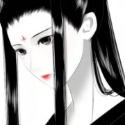 动漫女生很丧的图片黑白头像