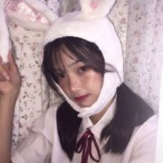 微信可爱兔耳女生头像图片