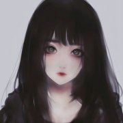 超酷黑化女生头像高冷二次元