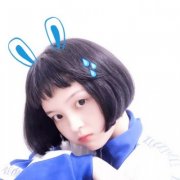 微信真人短发个性女生头像