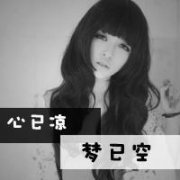 女生头像黑白孤独带字