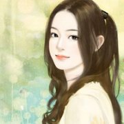 动漫女生仿手绘头像图片