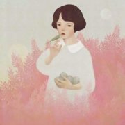 清新简约文艺的手绘头像女生图片