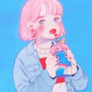 微信动漫女生头像可爱清新手绘图片