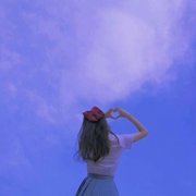 微信清新头像女背影或侧面唯美