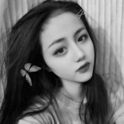 微信头像女霸气黑白干净图片
