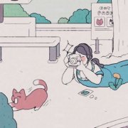 微信手绘插画女生头像图