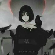 丧系黑化卡通女生图片抖音