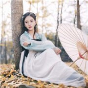 清新气质古风汉服女头像图片