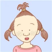 女生搞怪手绘卡通头像图