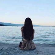 微信美女长发背影头像图片