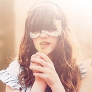 清新意境戴面具头像女生图片