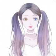 手绘微信动漫女生头像图片