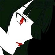 动漫黑暗冷酷坏女孩头像图片