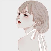 微信动漫高冷红唇霸气女头图片