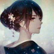 微信伤感动漫头像女图片
