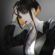 微信冷酷霸气动漫女头像图片