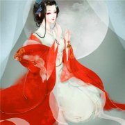 动漫头像女生古风红衣高