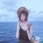 简单小清新蓝色系女头图片